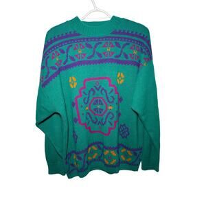 Middlebrook park vintage sweater womens large retro 90s 80s cabincore grandma